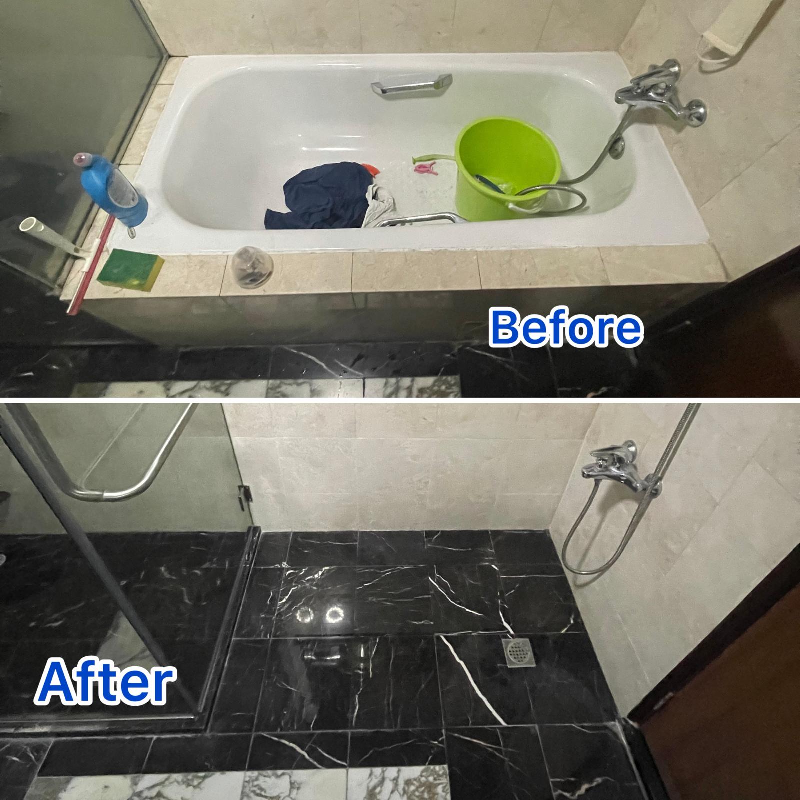 Bathtub Removal & Shower Area Conversion Service in Singapore | Upgrade Your Bathroom with Modern, Space-Saving Solutions